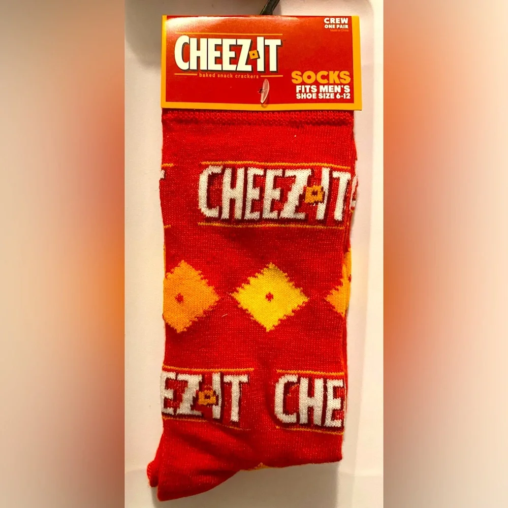 Fun Novelty Socks Featuring Cheez-It’s Brand
